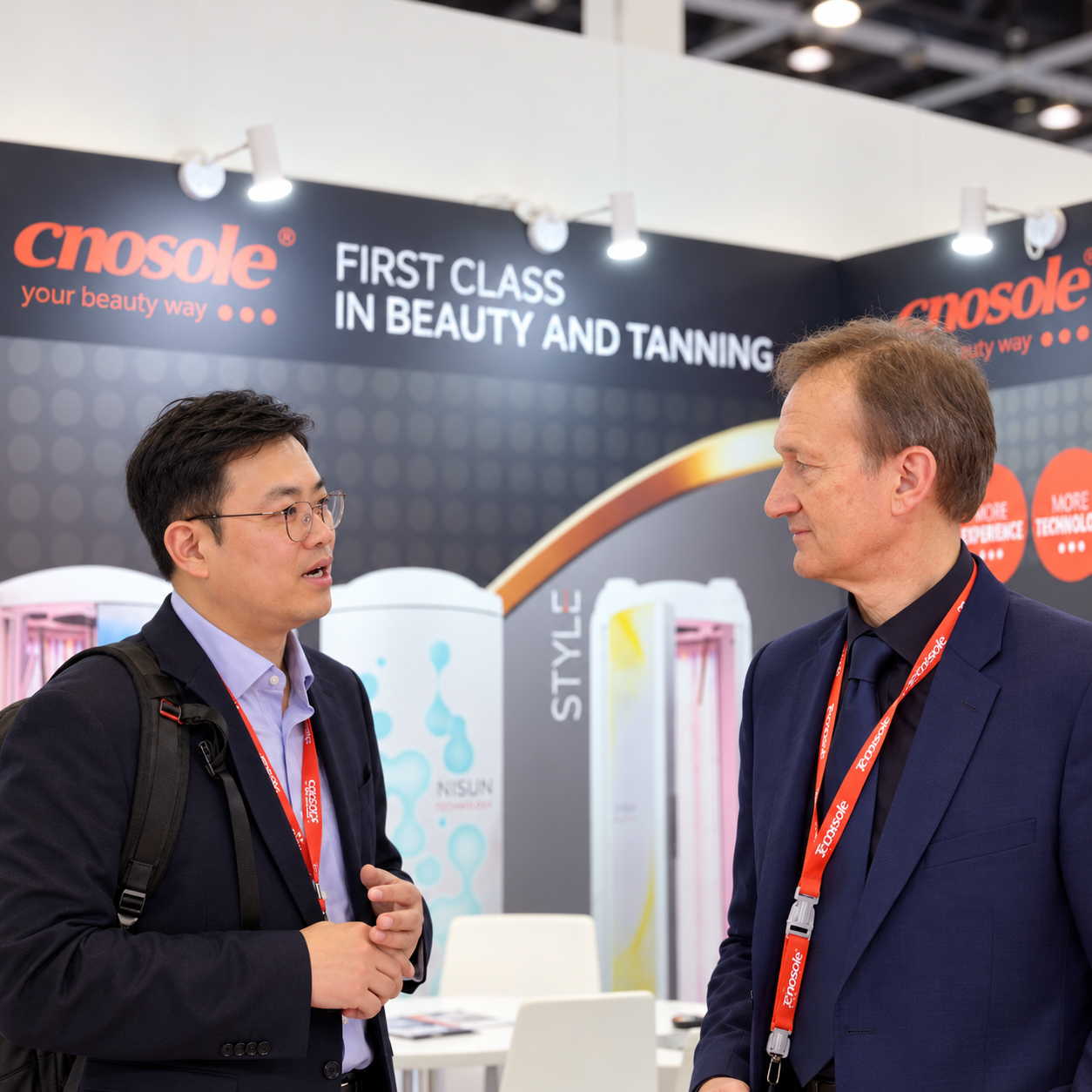 Exhibition business conversation